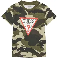 GUESS T-Shirt N5YI04 K8HM4 Grün Regular Fit