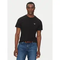 Barbour T-Shirt Essential Sports MTS0331BK31 Schwarz Tailored Fit