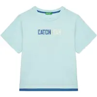 United Colors of Benetton T-Shirt 3SLUG10JF Blau Regular Fit 116