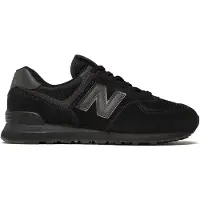 New Balance 574 Core Wildleder-Trainer, Schwarz 46.5 EU