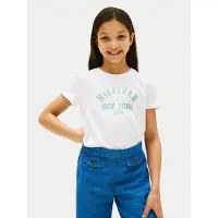 Tommy Hilfiger T-Shirt Graphic KG0KG08813 Weiß Regular Fit