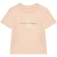 Calvin Klein Jeans T-Shirt Monogram IN0IN00001 Rosa Regular Fit