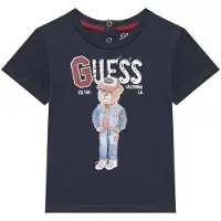 GUESS T-Shirt N5YI22 K8HM4 Dunkelblau Regular Fit 68