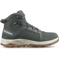 Salomon Trekkingschuhe Outchill Thinsulate Waterproof L47328100 Grün 42