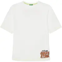 United Colors of Benetton T-Shirt 3I1XC10P6 Weiß Regular Fit