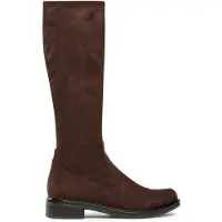 Caprice Damen Stiefel Langschaft Stretch Blockabsatz modisch clean 9-25512-41, Größe:37.5 EU, Farbe:Braun