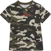 GUESS T-Shirt L5YI19 K8HM4 Khakifarben Regular Fit