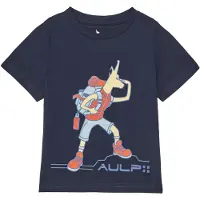 Aulp T-Shirt Timon Dunkelblau Regular Fit