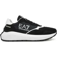 EA7 für Herren. 7X000341_AF18616 Wader Sneakers schwarz (43 1/3), Stoff, Wohnung, Schnürsenkel, Lässig