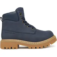 Tommy Hilfiger Schnürboots Chunky Boots, Winterboots mit Blockabsatz