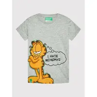 United Colors of Benetton T-Shirt Garfield 3096G103U Grau Regular Fit
