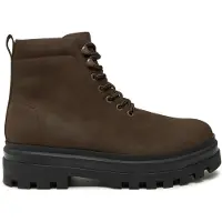 Calvin Klein Jeans Schnürstiefeletten Lugged Laceup Boot Oxf Hiking Nb YM0YM01076 Braun