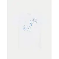 GUESS T-Shirt L5GI09K 8HM4 Weiß Regular Fit 122