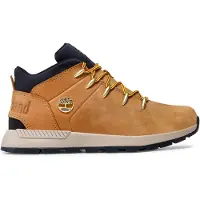 Timberland Unisex für Kinder. TB0A2G8K2311 Sprint Trekker Lederstiefeletten Braun (36), Wohnung, Schnürsenkel, Lässig, Nachhaltig, Kinderbek
