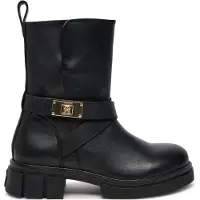 Tommy Hilfiger Stiefeletten Biker Leather FW0FW08313 Schwarz