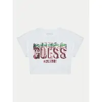 GUESS T-Shirt J5RI10 K8HM4 Weiß Regular Fit
