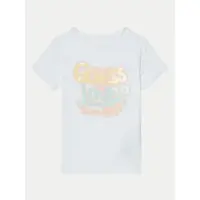 GUESS T-Shirt K5RI06 K6YW4 Weiß Regular Fit