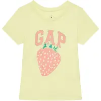 Gap T-Shirt 710285-03 Gelb Regular Fit