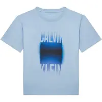 Calvin Klein Jeans T-Shirt Gradient Graphic IB0IB02446 Himmelblau Regular Fit