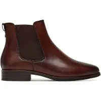 Tamaris Damen-Stiefeletten 1-25377-45, Farbe: Muscat, Größe 39