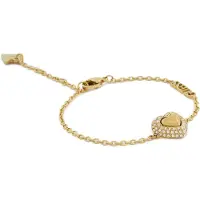 GUESS Damen Gold Zirkonia Herz Armband