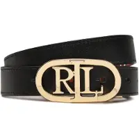 Ralph Lauren Damengürtel Oval Rev 25 412883714003 Braun