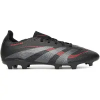 Adidas Herren - Predator League Stealth Victory Pack FG/MG Fußballschuhe für Feste und Mehrere Böden - Core Schwarz/Grey Four/Lucid Rot