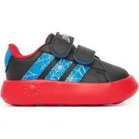 Adidas Grand Court Spider-Man Core Black Bright Blue Pure Ruby (TD) - EU 26