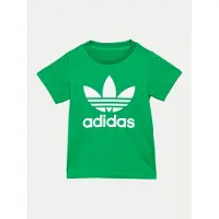 Adidas T-Shirt Trefoil IY4028 Grün Regular Fit