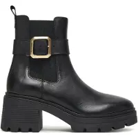 Tamaris Chelsea-Stiefeletten mit Absatz aus Leder