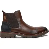 Pikolinos für Herren. M2M-8022C1 York braune Lederstiefeletten (43), Wohnung, Reißverschluss, Lässig