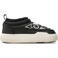 Moon Boot - Gepolsterte Hausschuhe &ndash; Damen / Park Soft Flower - Park Soft Flower Black/White für Damen - Größe 38 - schwarz