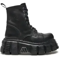 New rock Schnürstiefel M-NEWMILI083-S39 Schwarz 36