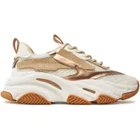 Steve madden Kaufen Sie den Possession-E Coconut bei Kicksshop. Trendiger beigefarbener Damen-Sneaker mit klobiger Sohle und bequemer Passform.
