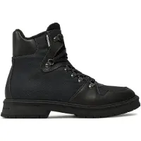 Tommy Hilfiger Schnürschuhe Hilfiger Warm Cordura Mix Boot FM0FM05180 Schwarz 42