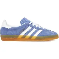 Adidas Gazelle Indoor in Blau Weiß – 7.5 UK - 41 1/3 EU - 9 US / Blue White
