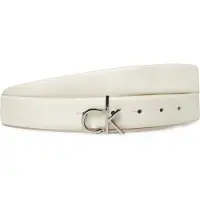 Calvin Klein Damengürtel Ck Buckle Belt 3.0_Smooth K60K613156 Weiß 65