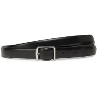 Calvin Klein Damengürtel Slim Square Buckle Belt 2.0 K60K613235 Schwarz