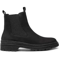 Tamaris Damenhalbschuhe 1-25436-41, schwarz, Größe 38