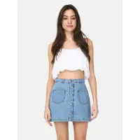 ONLY Top Lou 15342566 Weiß Cropped Fit