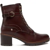 Pikolinos Damen Stiefelette Leder Schnürboot Schnalle Llanes W7H-8510, Größe:37 EU, Farbe:Rot