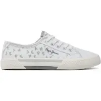 Pepe Jeans Sneakers aus Stoff Brady Shine G PGS30562 Weiß 32