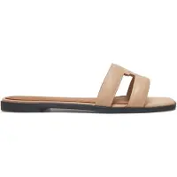Tommy Hilfiger Pantoletten Th Logo Strap Mule FW0FW08671 Beige 36