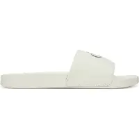 Calvin Klein Jeans Pantoletten Slide Monologo Cv YM0YM01367 Weiß 44