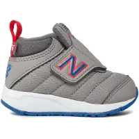 New Balance Winterschuhe Grau mit Klettverschluss, knöchelhoch und warm