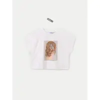 Mayoral T-Shirt 6021 Écru Relaxed Fit