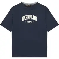 Napapijri T-Shirt S-Inot NP0A891F D Dunkelblau Regular Fit