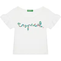United Colors of Benetton T-Shirt 38V4G10JI Weiß Regular Fit 98