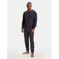 United Colors of Benetton Pyjama 38DK4P02L Dunkelblau Regular Fit