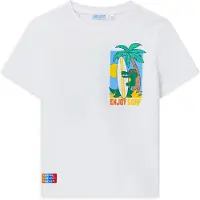 Original Marines T-Shirt DFP2213CM Weiß Regular Fit